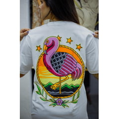Camiseta Ltw Flamingo White